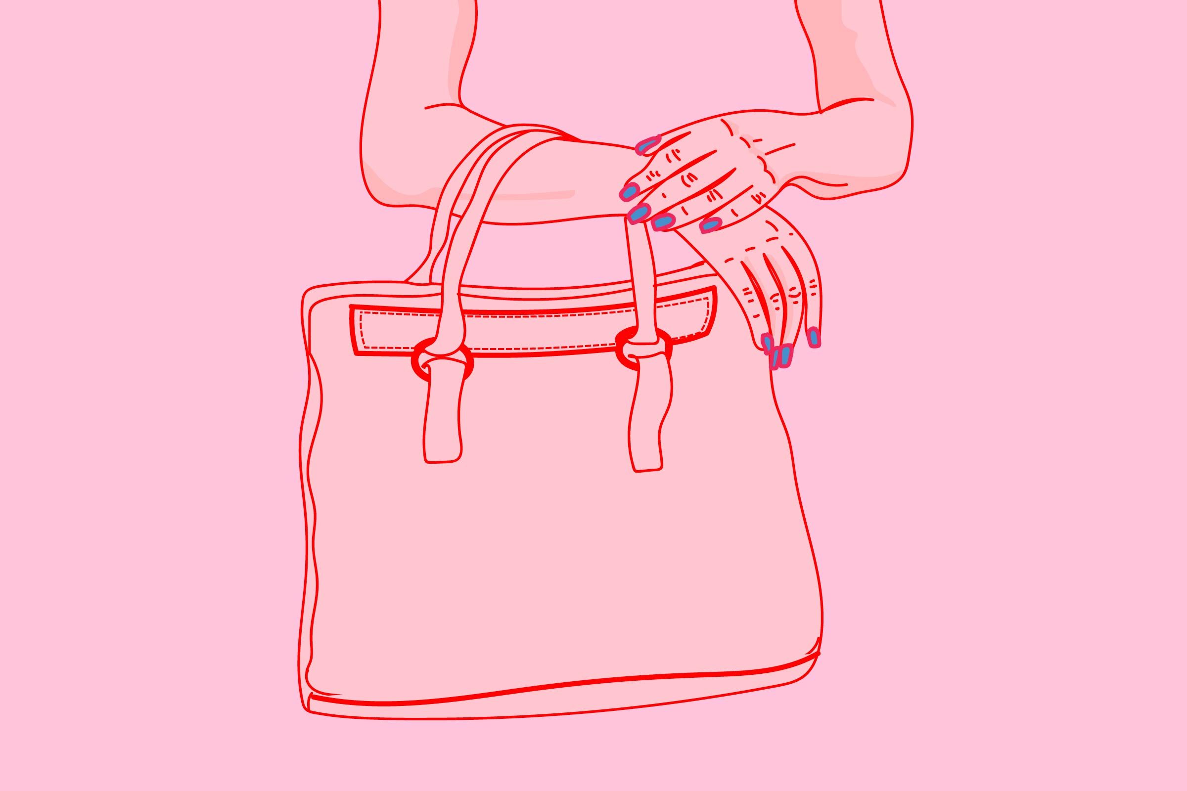 How the way you hold your purse speaks volumes about your personality