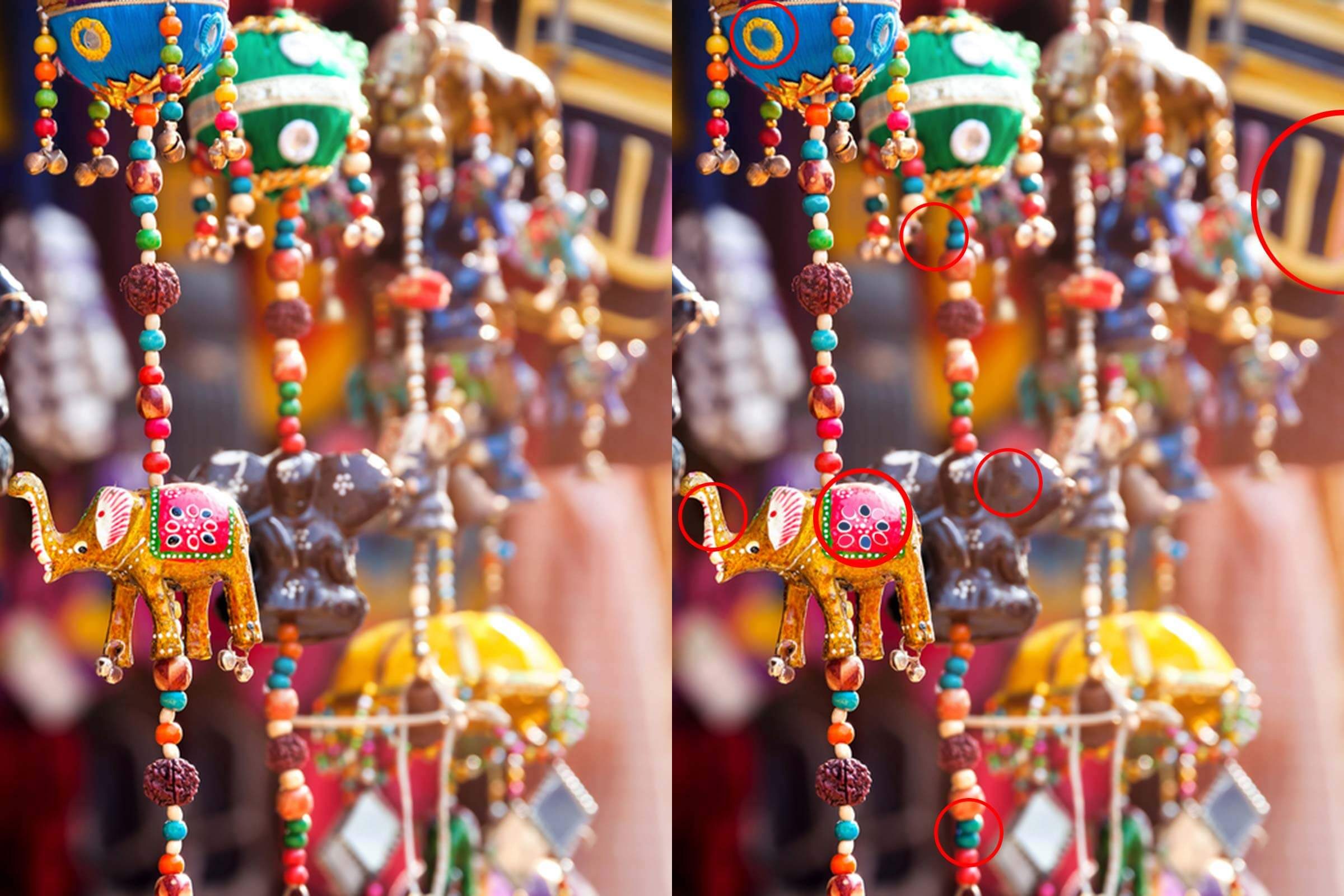 Spot The Difference: Can you spot 5 differences between the two pictures in  12 seconds?