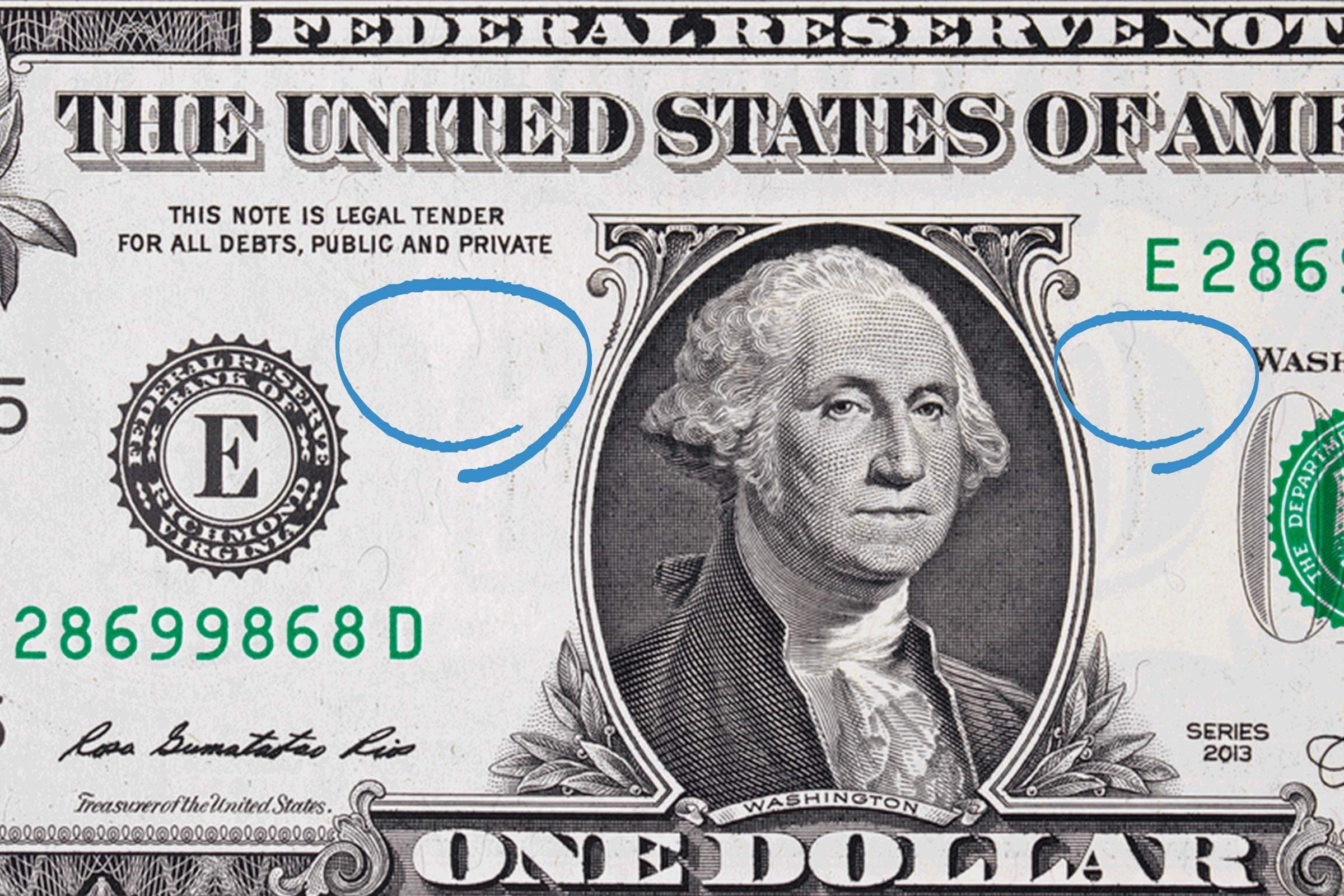 Novelty MONEY A FAKE 1 U.S  Navy Dollar Bill  with clear protector sleeve 