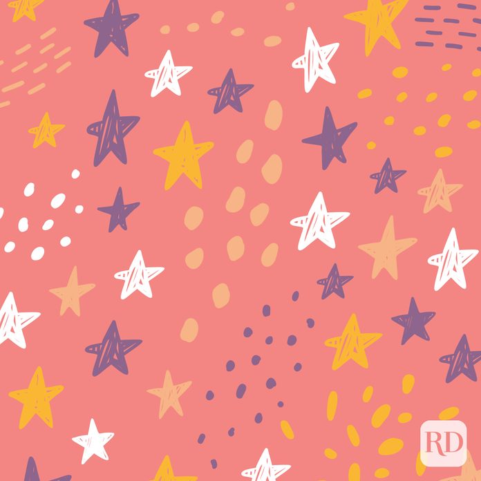Illustration of stars and dots