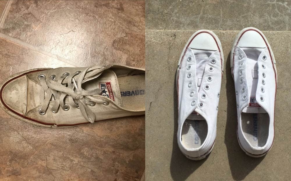 How to Clean White Converse With 