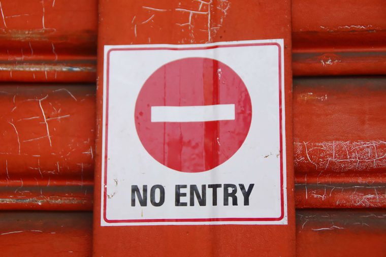 No-entry