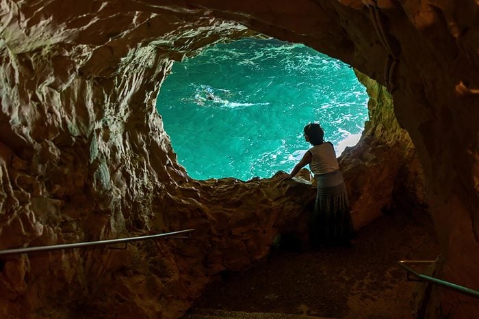 Sea-cave