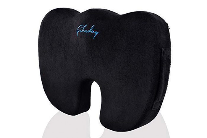 Orthopedic memory foam tailbone pillow
