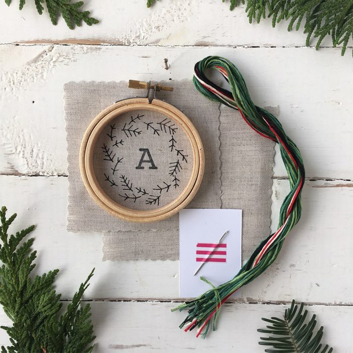 Embroidery Christmas Ornament