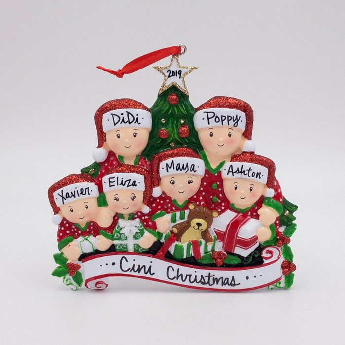 Personalized Family Christmas Ornament gift