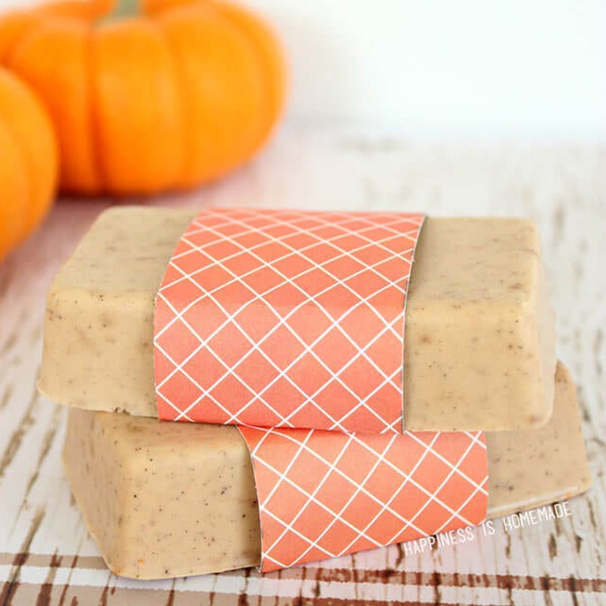 DIY Pumpkin Spice Soap gift