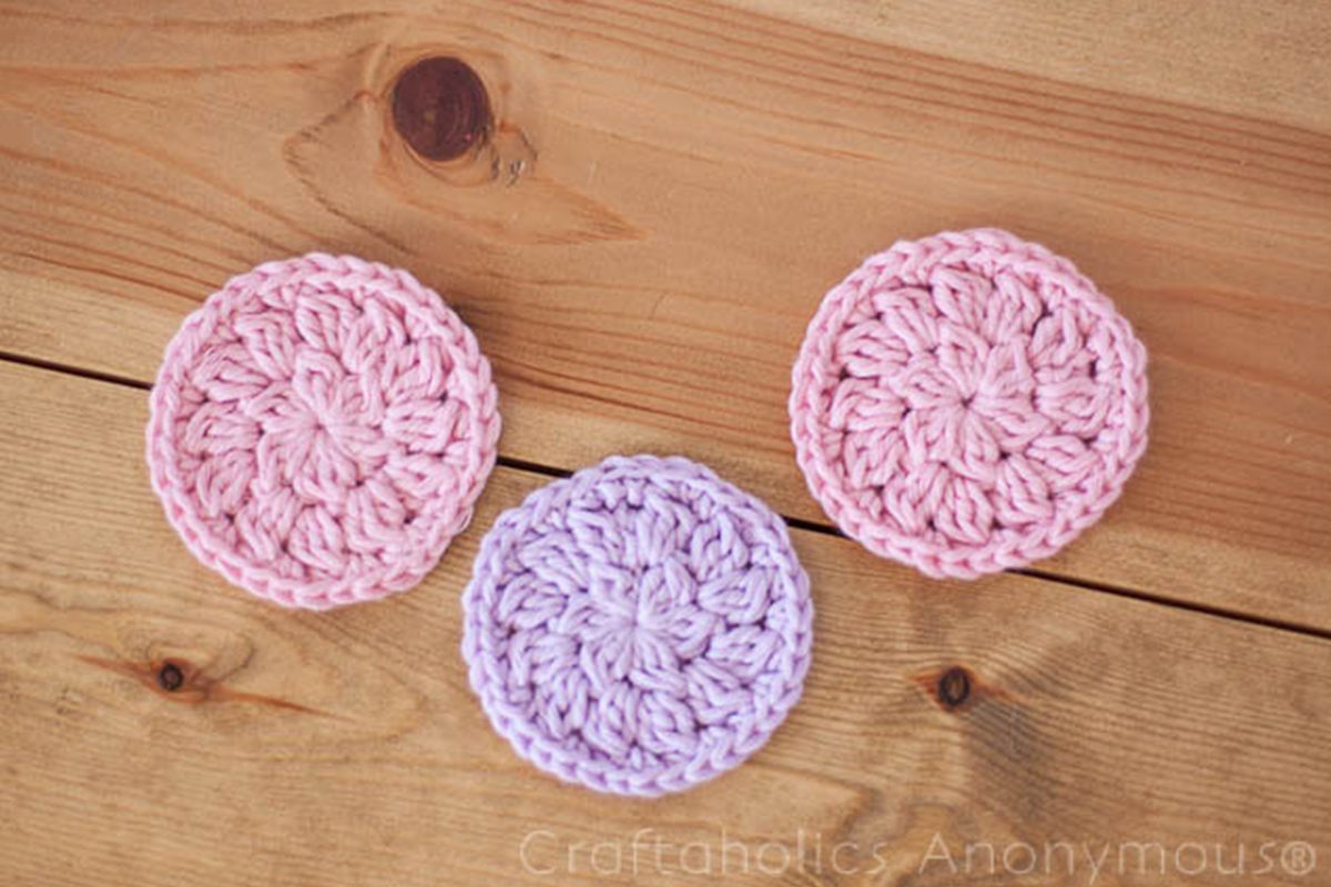 DIY Crochet Face Scrubbies gift