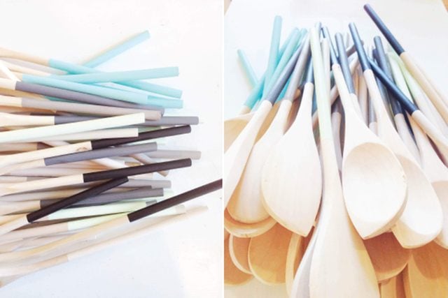 painted spoons