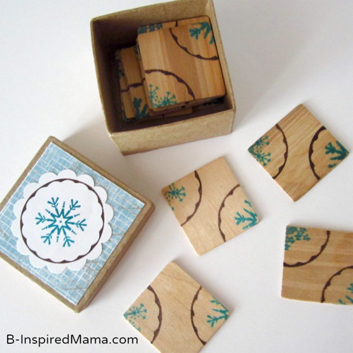 DIY Snowflake Puzzle gift