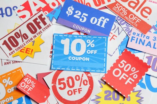 Shopping coupons