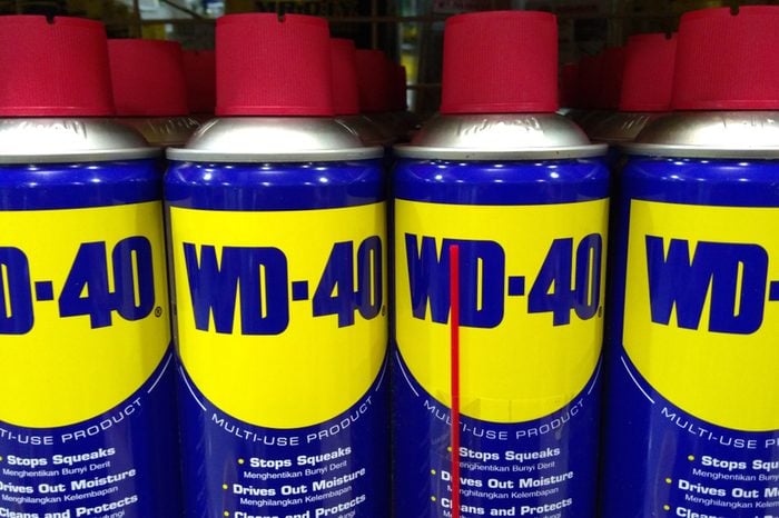 KLANG, MALAYSIA - July 20, 2018: WD-40 is the trademark name of the penetrating oil and water-displacing spray is now available in Malaysia hardware stores