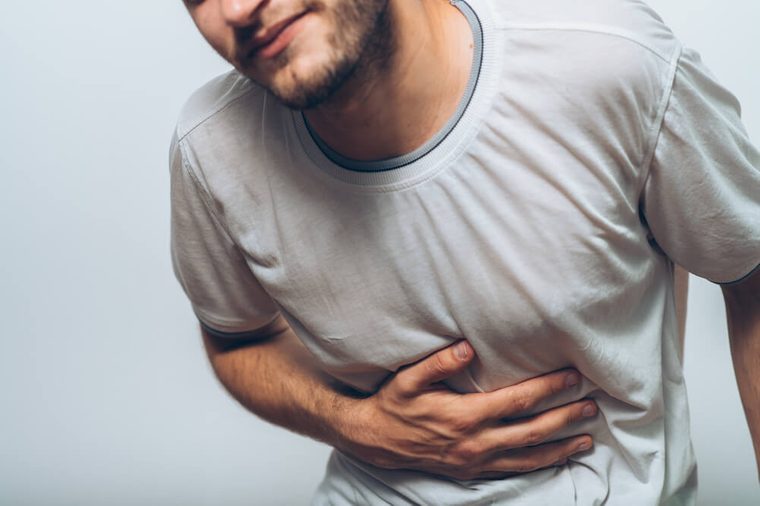 Stomach pain in men