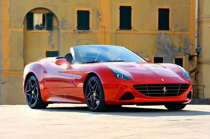 Camogli, Liguria, Italy - April 13, 2016 Ferrari California T Handling Speciale