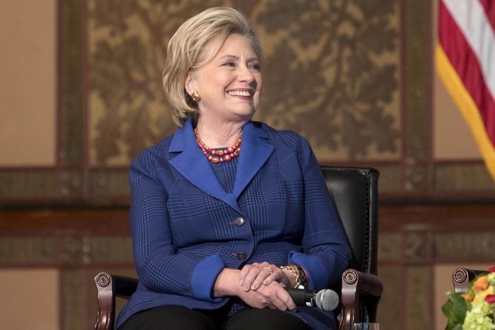 Former US Secretary of State Hillary Clinton presents human rights awards at Georgetown University, Washington, USA - 05 Feb 2018