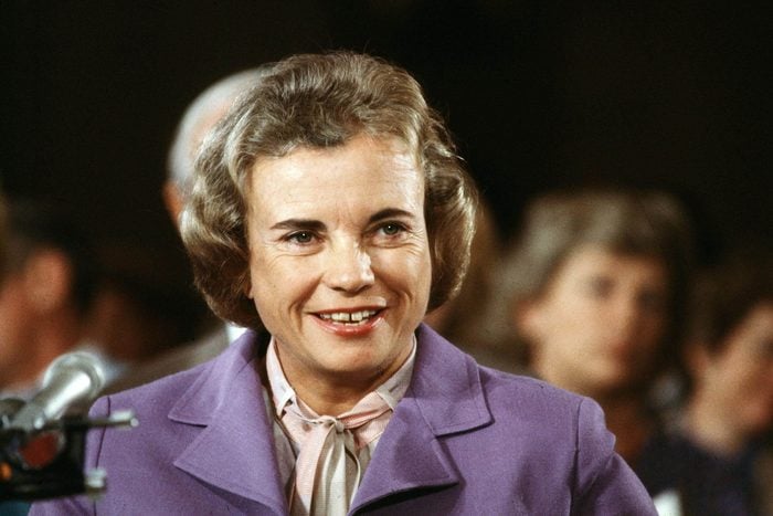 O'Connor Supreme Court nominee Sandra Day O'Connor smiles during her confirmation hearing before the Senate Judiciary Committee