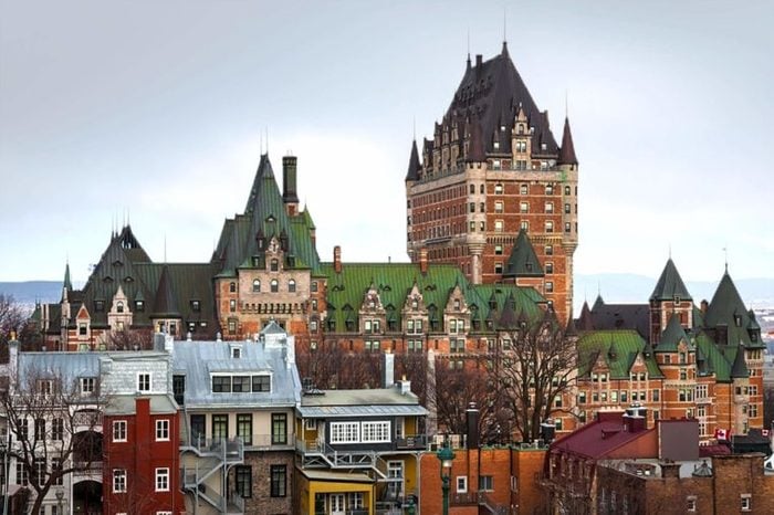 Chateau Frontenac in Quebec city, Canada.