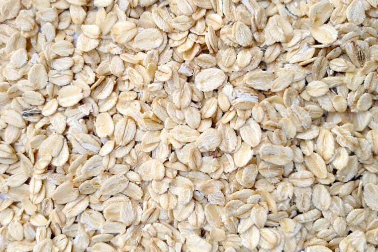 Oat flakes as background
