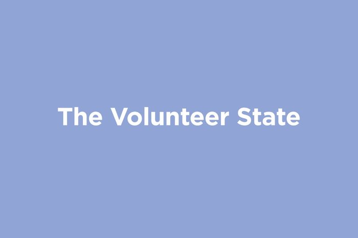 the volunteer state