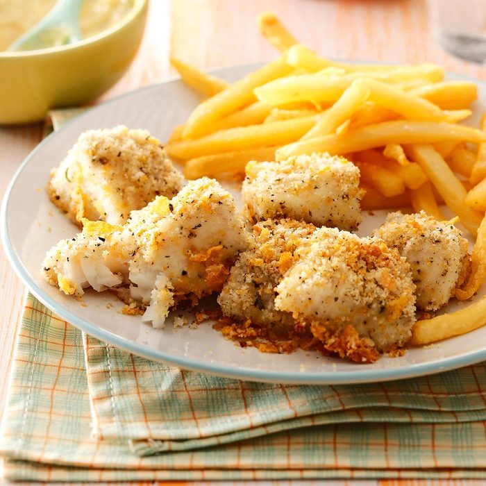 oven fried fish nuggets