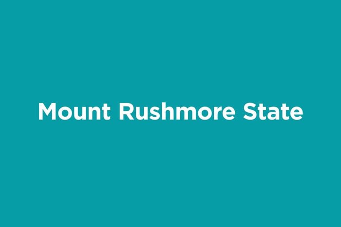 mount rushmore state