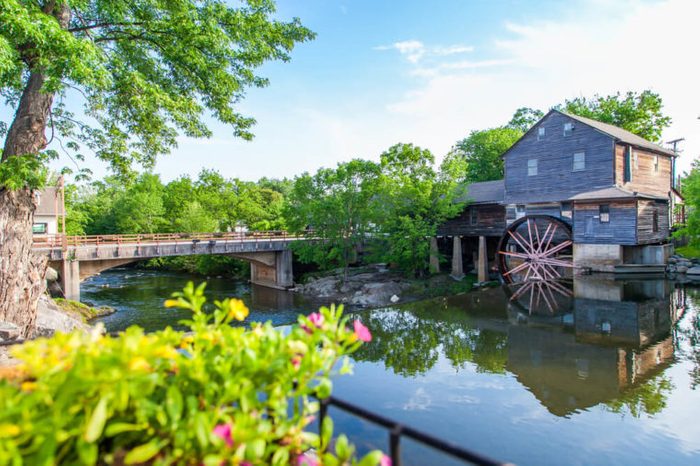 Old Mill in Pigeon Forge - Smoky Mountains area ,Tennessee USA.