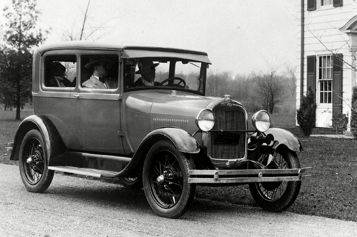 Early Ford car somewhere in America, in Nov. 1927