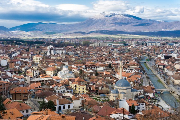 The city of Prizren, Kosovo