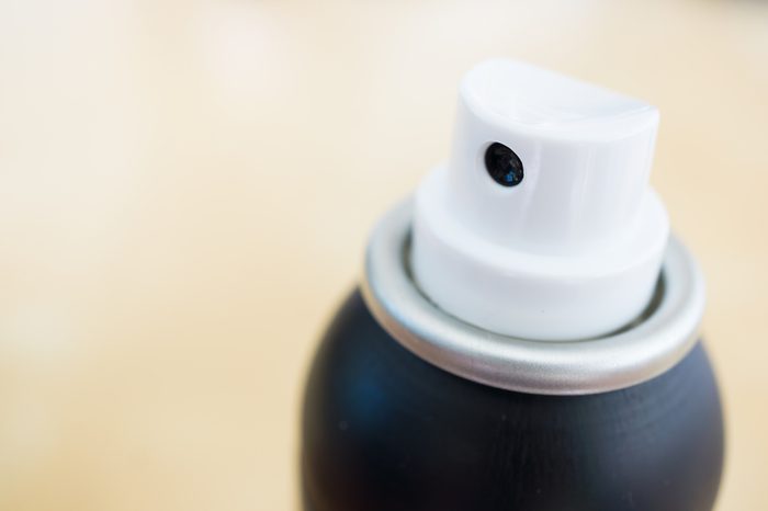 Spray bottle close-up