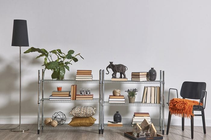 use bookshelves for more than books living room home decorating ideas