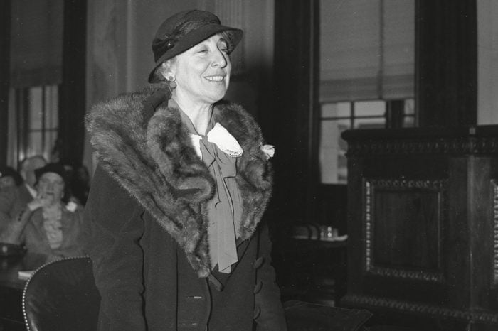 Rankin Jeannette Rankin appears before the Senate Munitons Committee in Washington, D.C., as National Council representative for the prevention of world war on . Rankin, a Republican who became the first member of the U.S. House of Representatives in 1917, serving until 1919, voted against U.S. participation in World War I