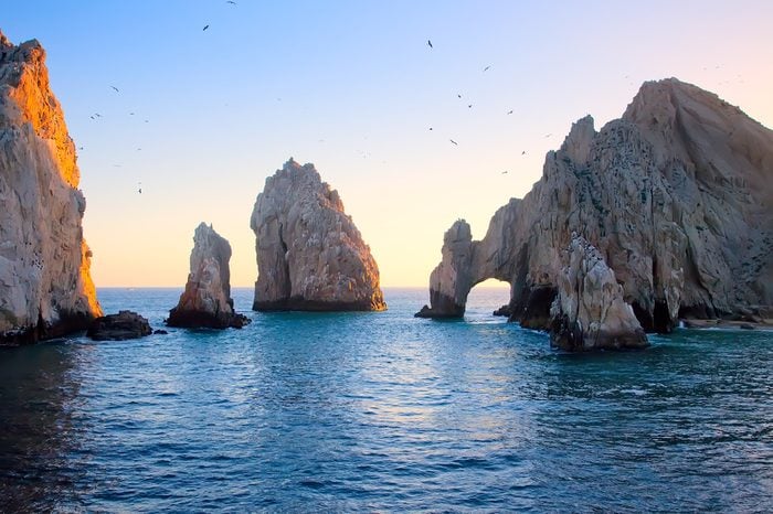 The Arch at Sunset in Cabo San Lucas, Mexico