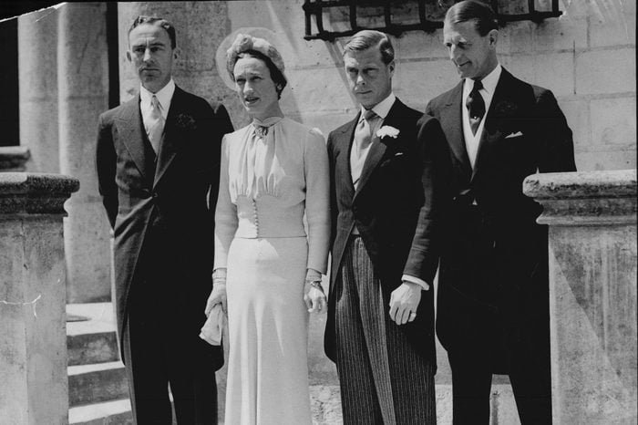 Duke Of Windsor Wedding To Wallis Simpson Now Duchess Of Windsor - 1937 Wallis Simpson Previously Wallis Spencer Later The Duchess Of Windsor (born Bessie Wallis Warfield; 19 June 1896? 24 April 1986) Was An American Socialite Whose Third Husband Prince Edward Duke Of Windsor Formerly King Edward Viii Of The United Kingdom And The Dominions Abdicated His Throne To Marry Her.