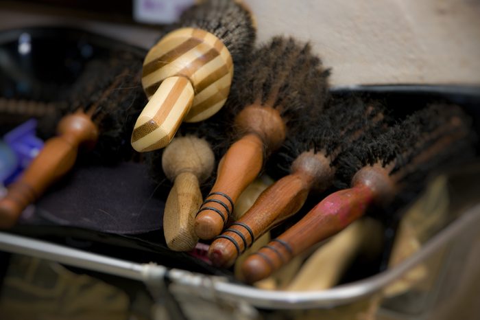 Hair brushes, hairdresser tools, wooden brushes