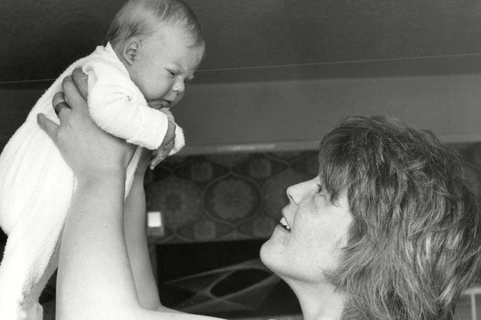 Louise Brown Britain's First Test Tube Baby With Her Mother Lesley.