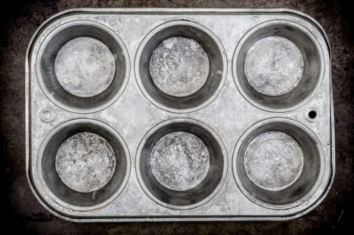 Muffin pan background