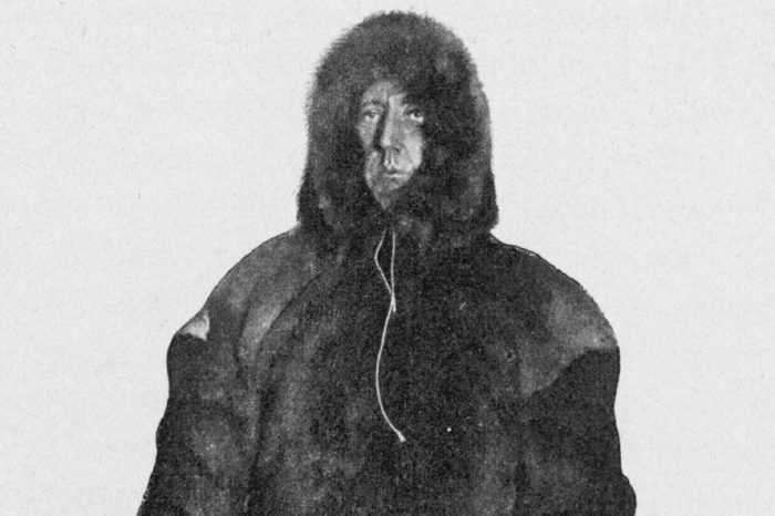 Roald Amundsen the First to Reach the South Pole Did So On 14 December 1911 and Returned Home Safely Amundsen in His 'Polardragt' (pole-dress) 1911