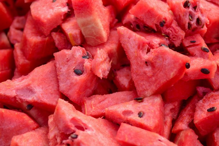Slices of Watermelon, Close up view
