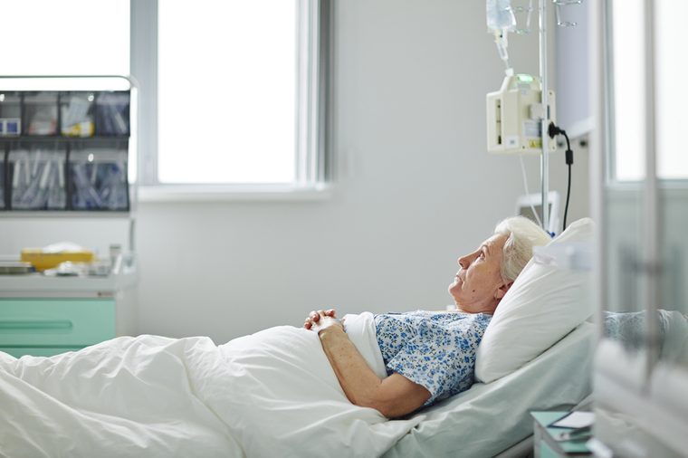 Patient in ward
