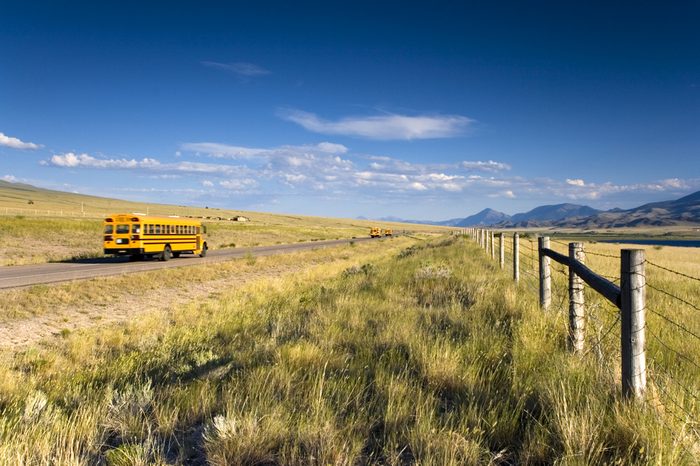 School Bus in Idaho