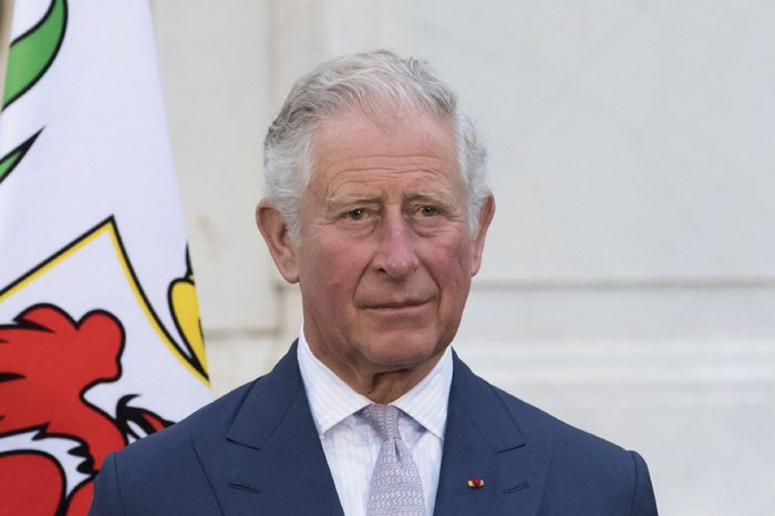 Prince Charles, during an evening reception at Villa Massena, Nice