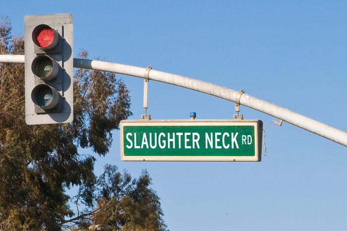 slaughter neck rd.