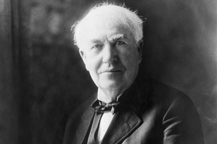 United States: c. 1922 Portrait of Thomas Edison, inventor.