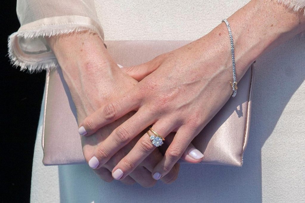 Meghan Duchess of Sussex, ring detail