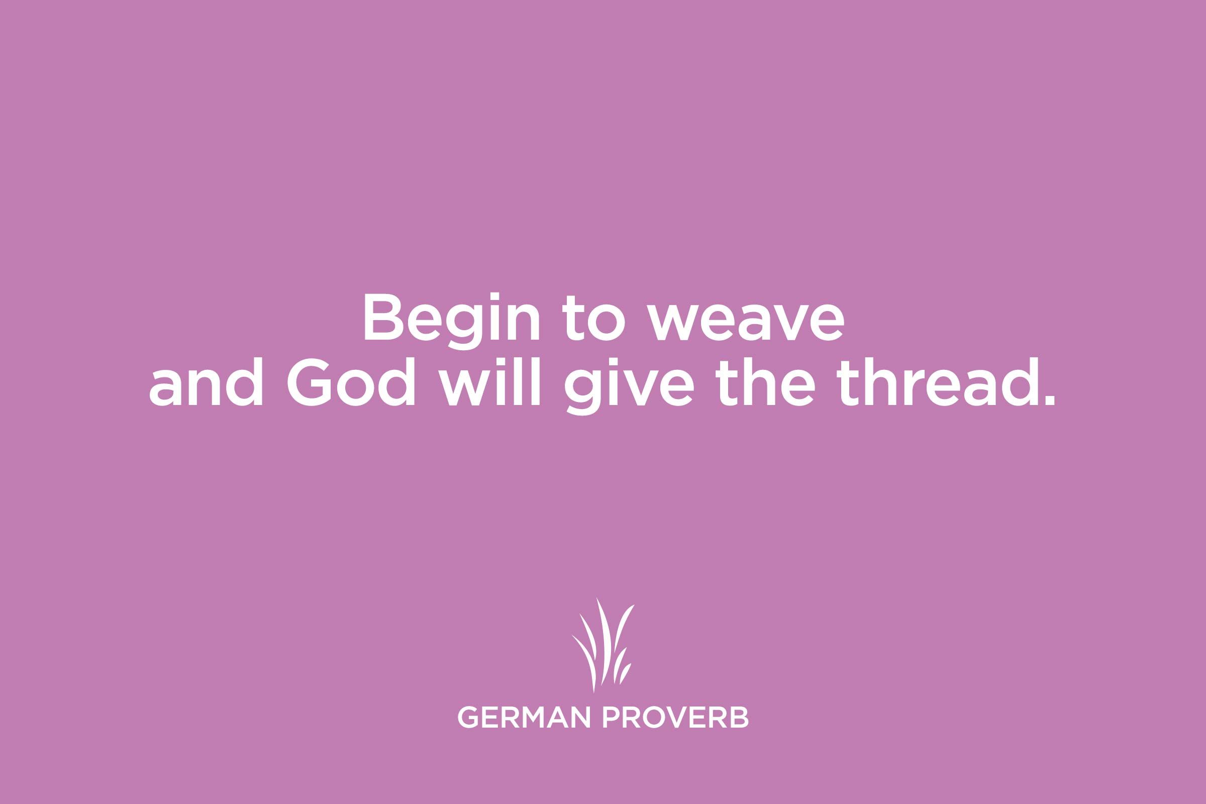 german proverb