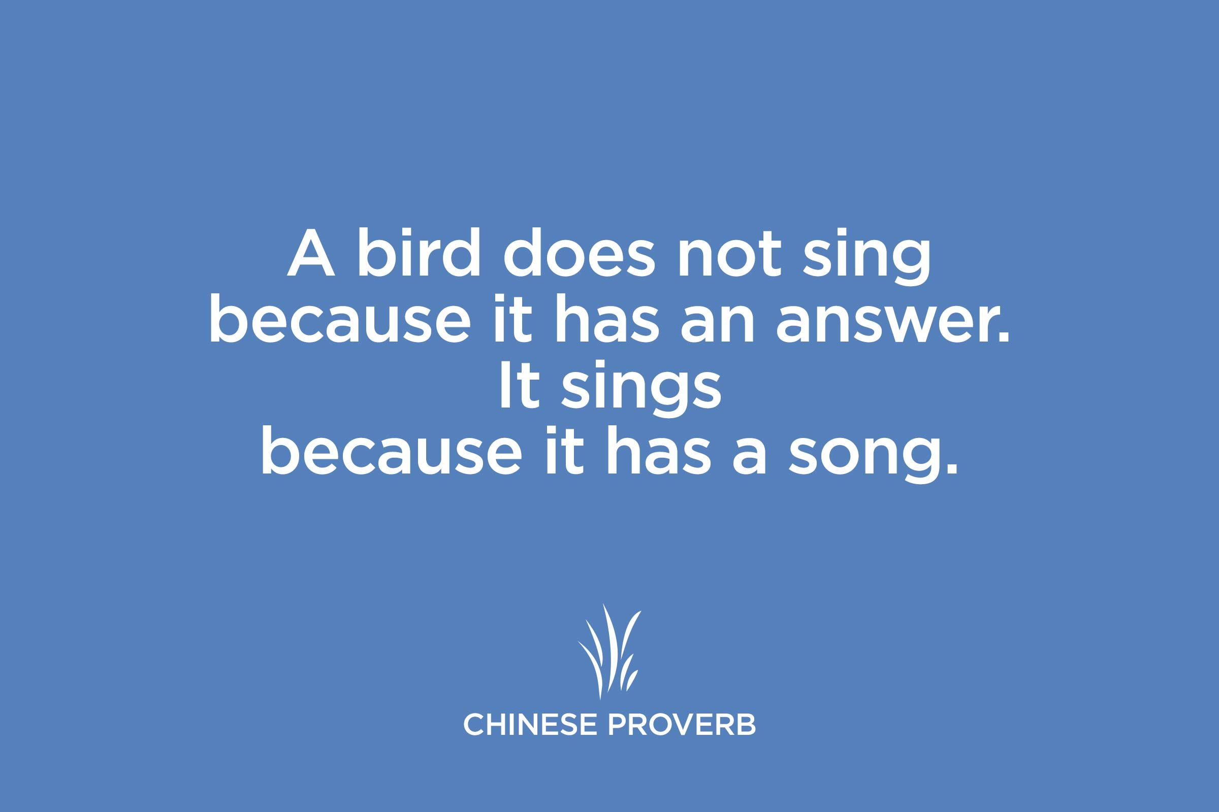 chinese proverb