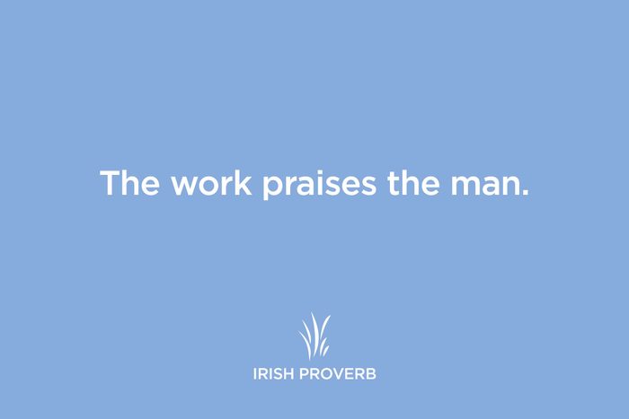 irish proverb