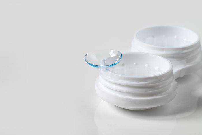 Contact lens, contact lens, on white background