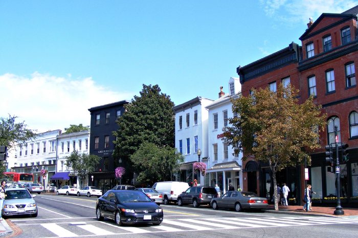 Street scene in Georgetown, Washington, D.C., USA (09/21/2008)