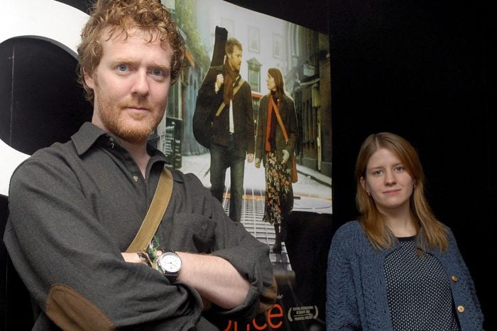 Irish Musician Glen Hansard (l) and Czech Singer and Actress Marketa Irglova (r) Pose During the Presentation of Irish Film Director John Carney's Lastest Movie 'Once' in Madrid Spain 29 October 2007 'Once' is a Musical Movie That Tells the Incredibly Story of Two Strangers Brought Together Through Music Spain Madrid